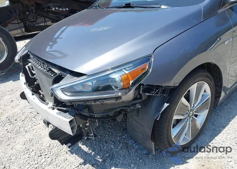 2017 Hyundai Ioniq Hybrid Limited from USA, damaged, VIN KMHC85LC1HU049331